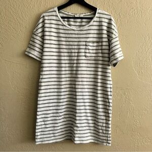 Roxy Women's Striped Midi Dress - White & Olive